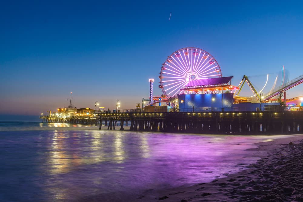 What is Santa Monica famous for? 
